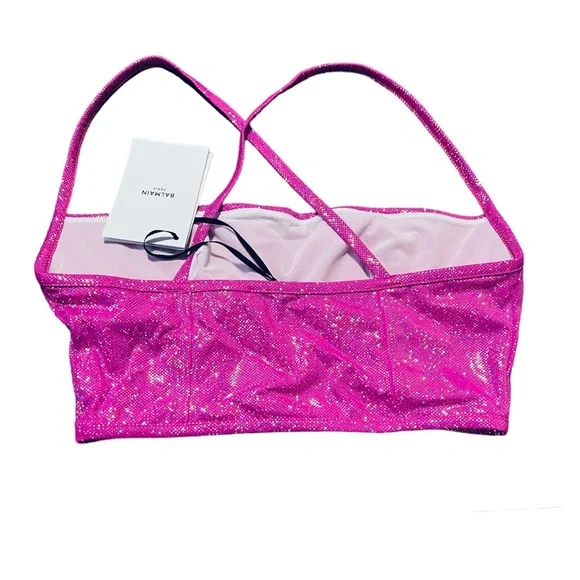 BALMAIN***Fuscia/iridescent Pink Bikini Set****US 4 $780 - Picture 7 of 7